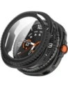 Etui ze szkłem do zegarka Bizon Case+Glass Watch do Samsung Galaxy Watch 8 Classic 46mm czarne