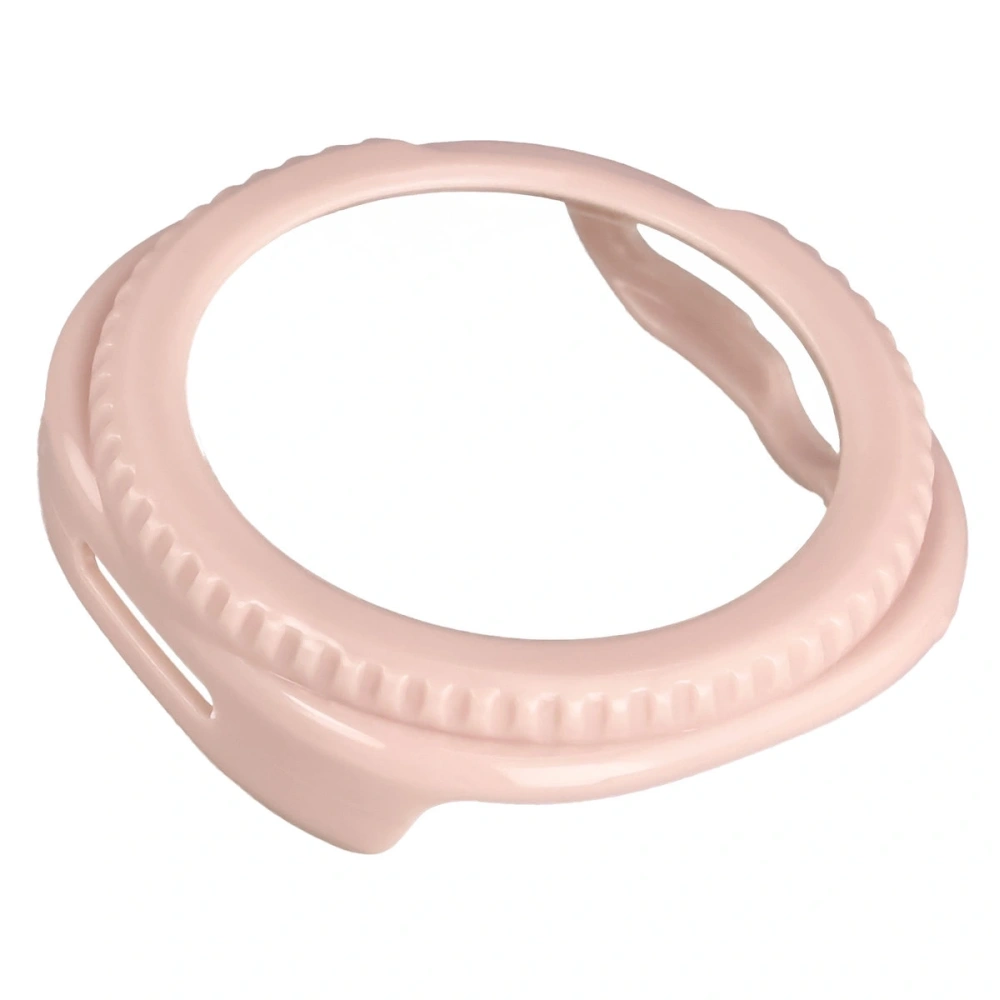 Etui ze szkłem do zegarka Bizon Case+Glass Watch do Samsung Galaxy Watch 8 Classic 46mm różowe