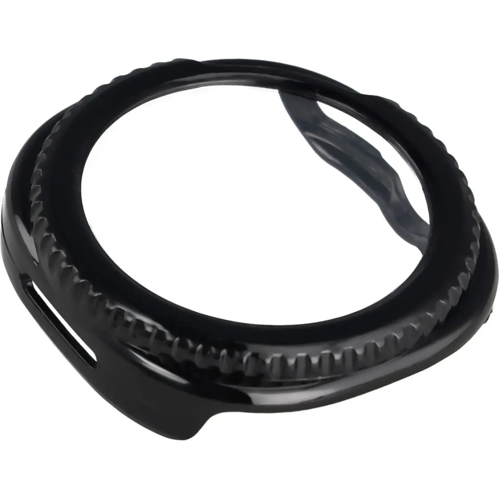 Etui ze szkłem do zegarka Bizon Case+Glass Watch do Samsung Galaxy Watch 8 Classic 46mm czarne