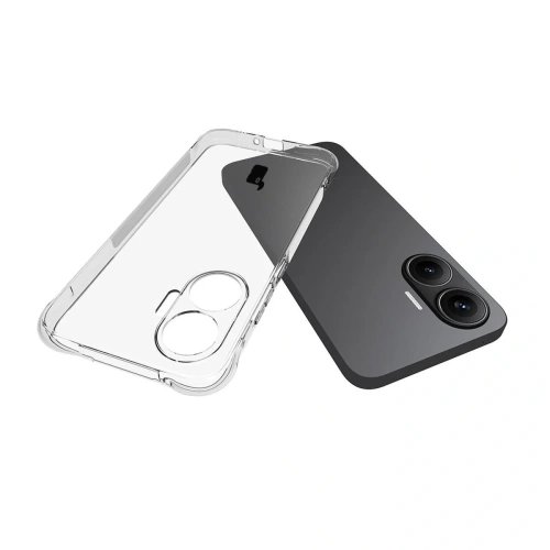 Elastyczne etui Bizon Case Salpa do Xiaomi POCO F7 przezroczyste