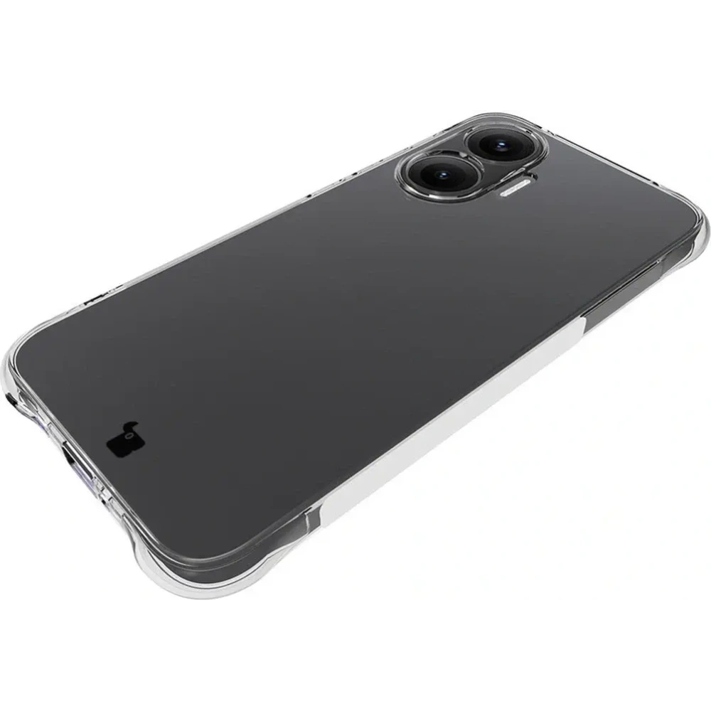Elastyczne etui Bizon Case Salpa do Xiaomi POCO F7 przezroczyste