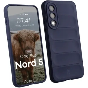 Pancerne etui Bizon Case Tur do OnePlus Nord 5 granatowe