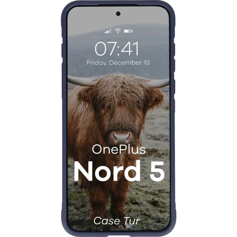 Pancerne etui Bizon Case Tur do OnePlus Nord 5 granatowe
