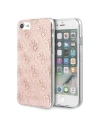 Guess Apple Tasche GUHCI8PCU4GLPI iPhone SE 2022/SE 2020/8/7 rosa/rosa Hartschale 4G Glitter