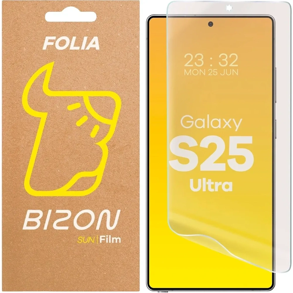 Folia matowa Bizon Glass Film Sun do Samsung Galaxy S25 Ultra