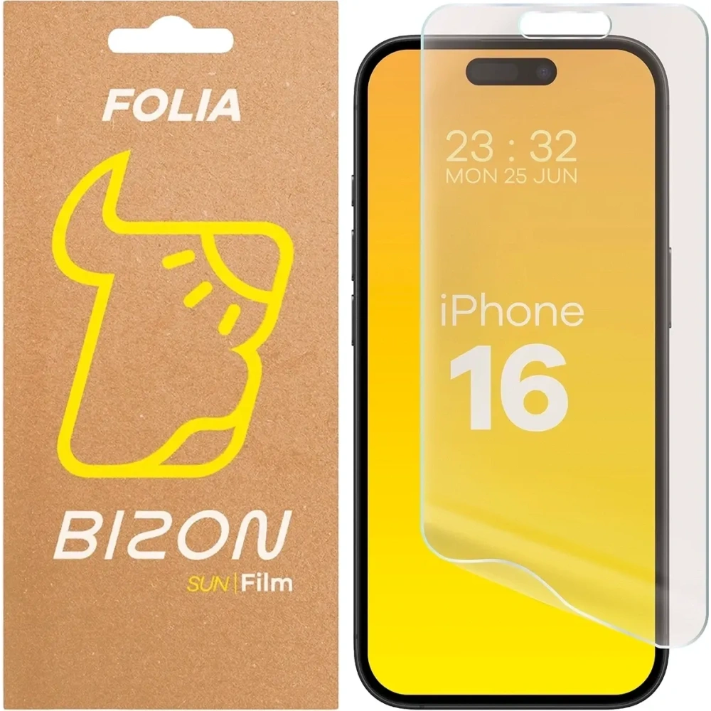 Folia matowa Bizon Glass Film Sun do Apple iPhone 16