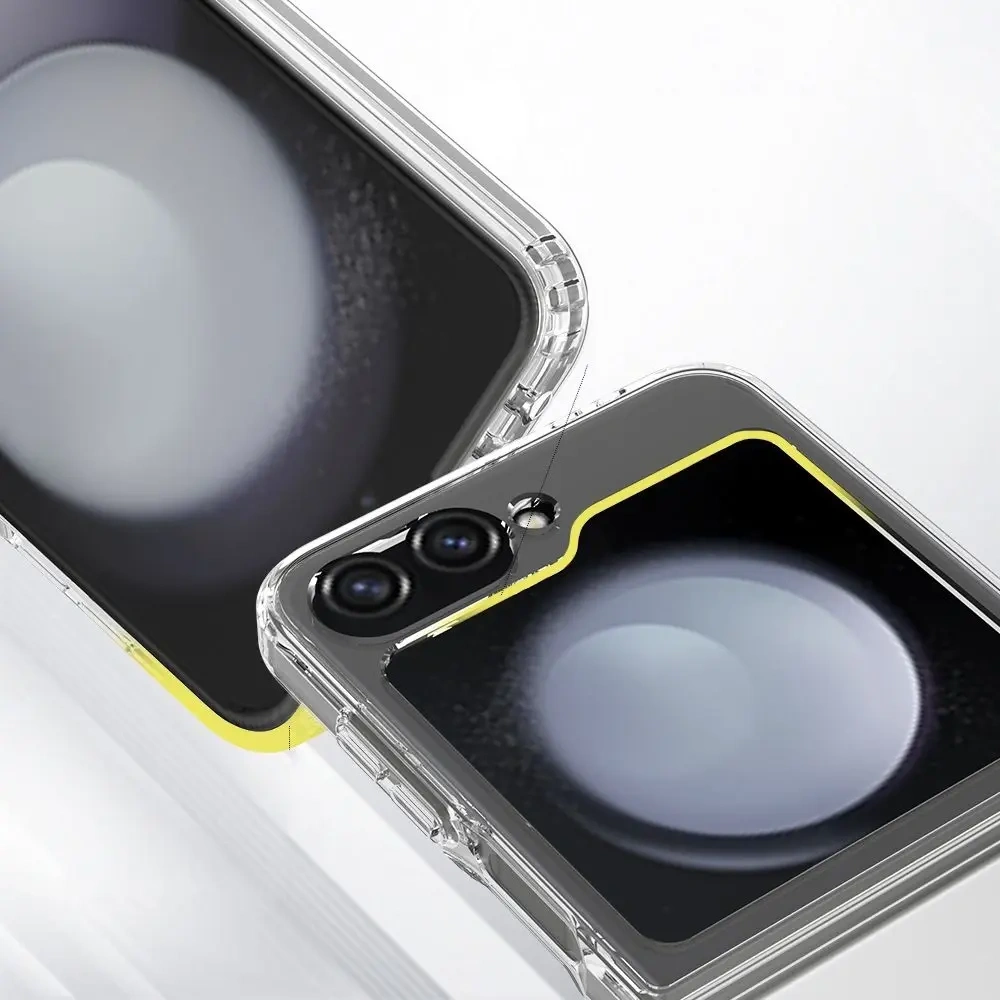 Etui Tech-Protect Flexair Hybrid do Samsung Galaxy Z Flip 6 / 7 FE Clear