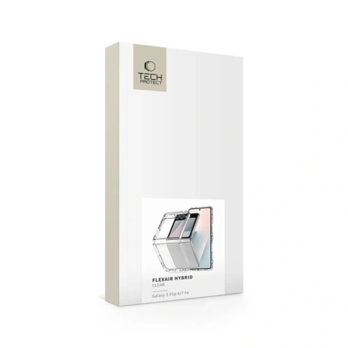 Etui Tech-Protect Flexair Hybrid do Samsung Galaxy Z Flip 6 / 7 FE Clear