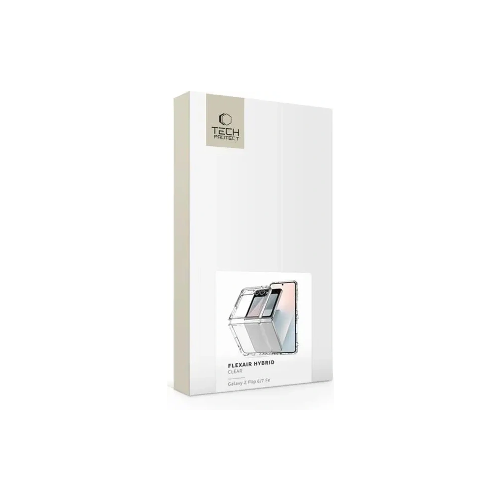 Etui Tech-Protect Flexair Hybrid do Samsung Galaxy Z Flip 6 / 7 FE Clear