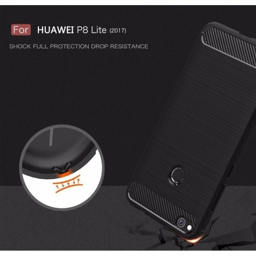 Buy HS Case SOLID TPU Huawei P8 Lite 2017 Black + Screen protector - HSC005 - {ean13} - Home Screen Store Europe