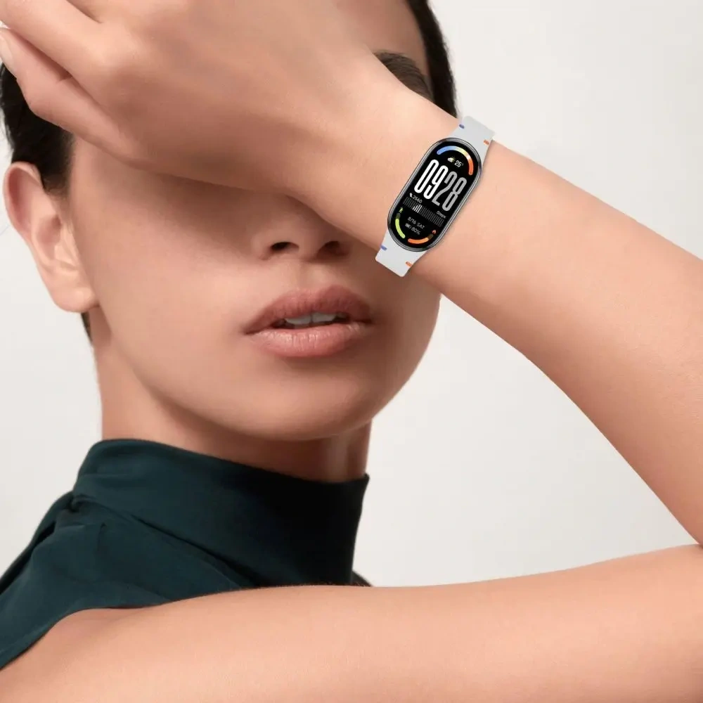 Pasek Tech-Protect Silicone Sport do Xiaomi Smart Band 8 / 9 / 10 / NFC Black