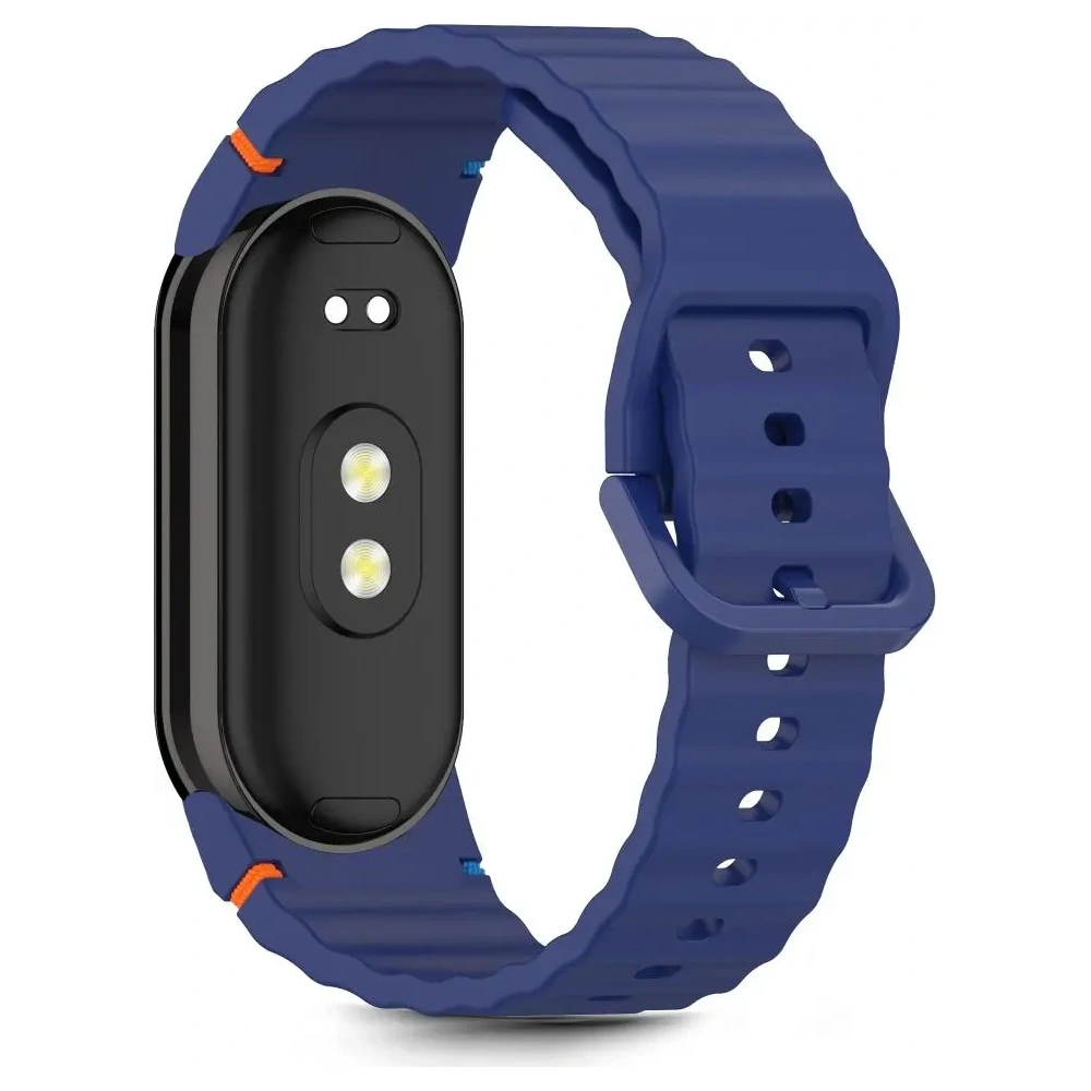 Pasek Tech-Protect Silicone Sport do Xiaomi Smart Band 8 / 9 / 10 / NFC Storm Blue