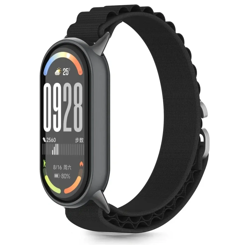 Pasek Tech-Protect Nylon Pro do Xiaomi Smart Band 8 / 9 / 10 / NFC Black