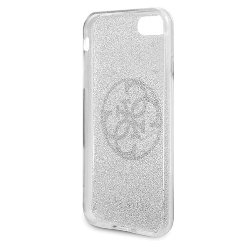 Kup Guess Apple Tasche GUHCI8PCUGLLG iPhone SE 2022/SE 2020/8/7 hellgrau/hellgrau Hartschale Glitter 4G Circle Logo - GUE527GRY - {ean13} - Sklep Home Screen