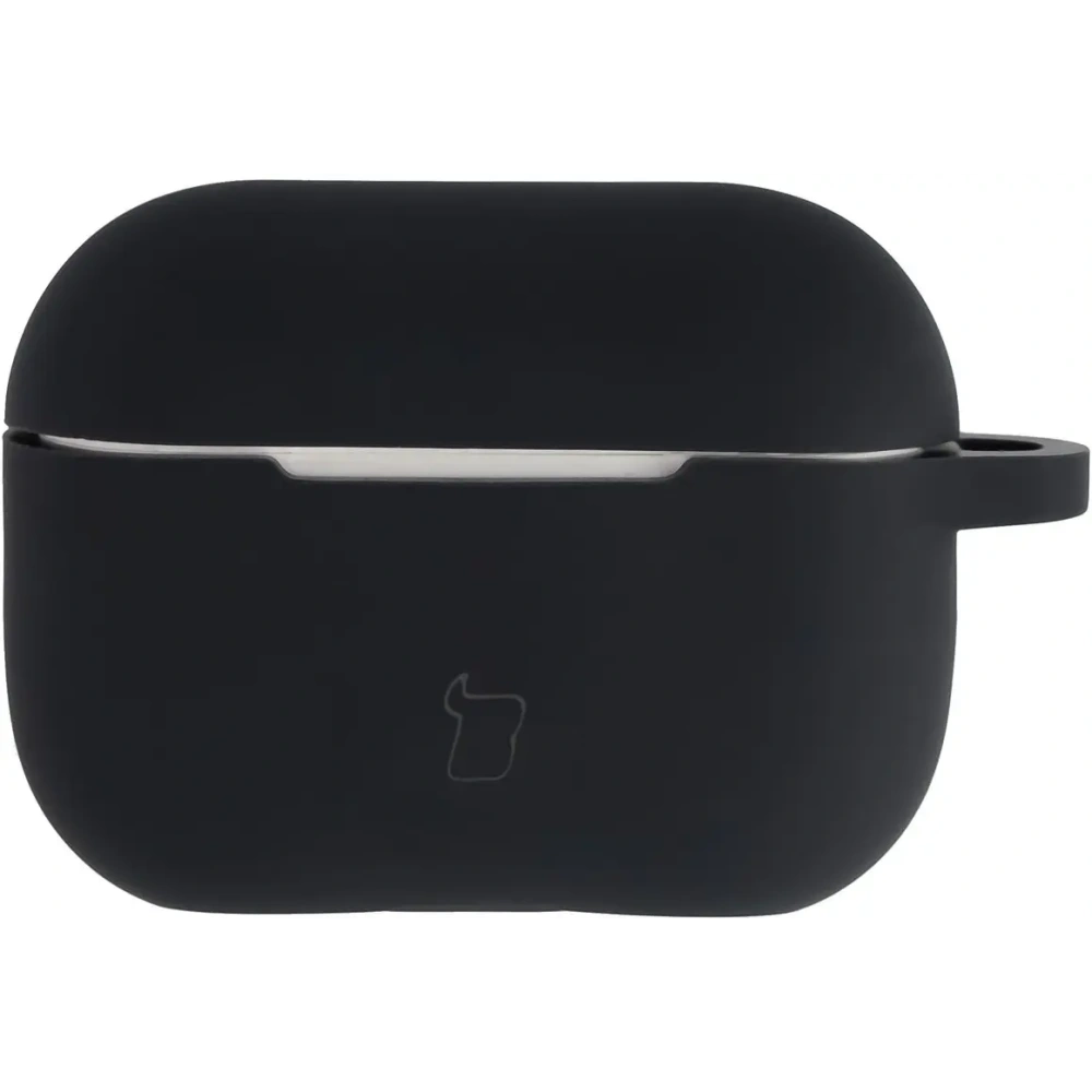 Silikonowe etui z karabińczykiem Bizon Case Headphone Silicone do Apple AirPods Pro 2 czarne
