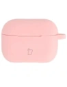 Silikonowe etui z karabińczykiem Bizon Case Headphone Silicone do Apple AirPods Pro 2 jasnoróżowe