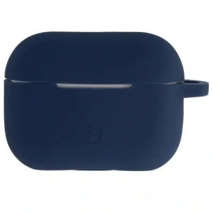 Silikonowe etui z karabińczykiem Bizon Case Headphone Silicone do Apple AirPods Pro 2 granatowe