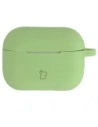 Silikonowe etui z karabińczykiem Bizon Case Headphone Silicone do Apple AirPods Pro 2 jasnozielone