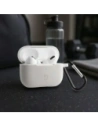 Silikonowe etui z karabińczykiem Bizon Case Headphone Silicone do Apple AirPods Pro 2 białe