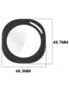 Etui ze szkłem do zegarka Bizon Case+Glass Watch do Samsung Galaxy Watch 8 Classic 46mm matowe czarne