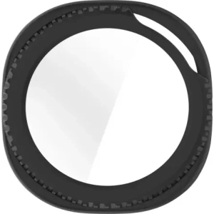 Etui ze szkłem do zegarka Bizon Case+Glass Watch do Samsung Galaxy Watch 8 Classic 46mm matowe czarne