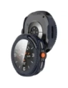 Etui ze szkłem do zegarka Bizon Case+Glass Watch do Samsung Galaxy Watch 8 Classic 46mm niebieskie