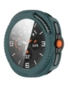 Etui ze szkłem do zegarka Bizon Case+Glass Watch do Samsung Galaxy Watch 8 Classic 46mm zielone