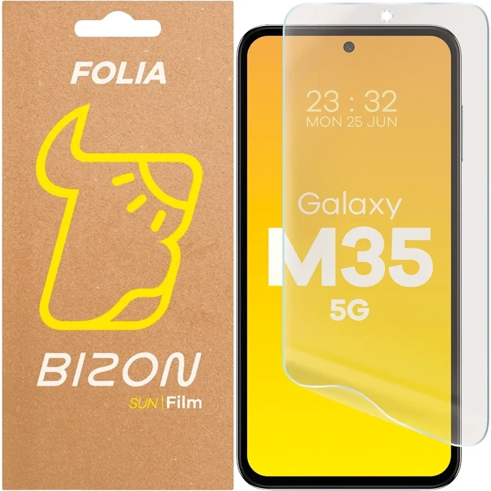 Folia matowa Bizon Glass Film Sun do Samsung Galaxy M35 5G