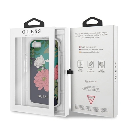 Kup Guess Apple Tasche GUHCI8PCUTRFL01 iPhone SE 2022/SE 2020/8/7 schwarz/schwarz N°1 Flower Collection Shiny - GUE529BLK - {ean13} - Sklep Home Screen