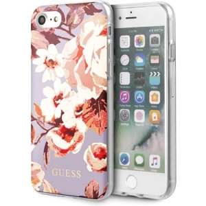 Kup Guess Apple Tasche GUHCI8PCUTRFL02 iPhone SE 2022/SE 2020/8/7 lila/flieder N°2 Flower Collection Shiny - GUE530LIC - {ean13} - Sklep Home Screen