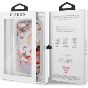 Kup Guess Apple Tasche GUHCI8PCUTRFL02 iPhone SE 2022/SE 2020/8/7 lila/flieder N°2 Flower Collection Shiny - GUE530LIC - {ean13} - Sklep Home Screen