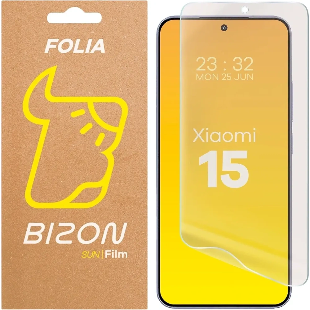Folia matowa Bizon Glass Film Sun do Xiaomi 15
