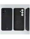 Silikonowe etui z pierścieniem magnetycznym Bizon Soft Case Magnetic do Samsung Galaxy S24+ Plus czarne