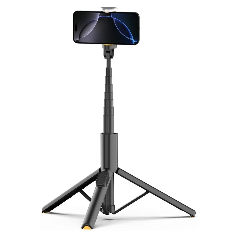 Kijek Tech-Protect L09S Bluetooth Selfie Stick Tripod Black