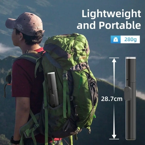 Kijek Tech-Protect L09S Bluetooth Selfie Stick Tripod Black