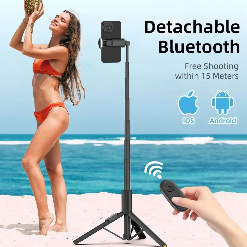 Kijek Tech-Protect L09S Bluetooth Selfie Stick Tripod Black