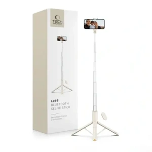 Kijek Tech-Protect L09S Bluetooth Selfie Stick Tripod Beige