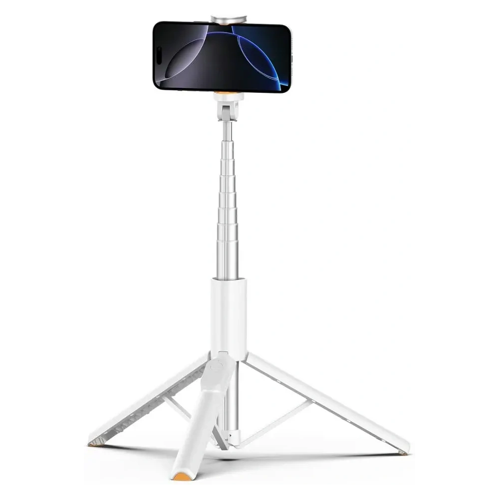 Kijek Tech-Protect L09S Bluetooth Selfie Stick Tripod White