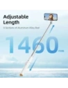 Kijek Tech-Protect L09S Bluetooth Selfie Stick Tripod White