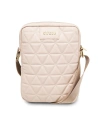 Torba Guess GUTB10QLPK 10" rozie/pink Geantă pentru tabletă matlasată