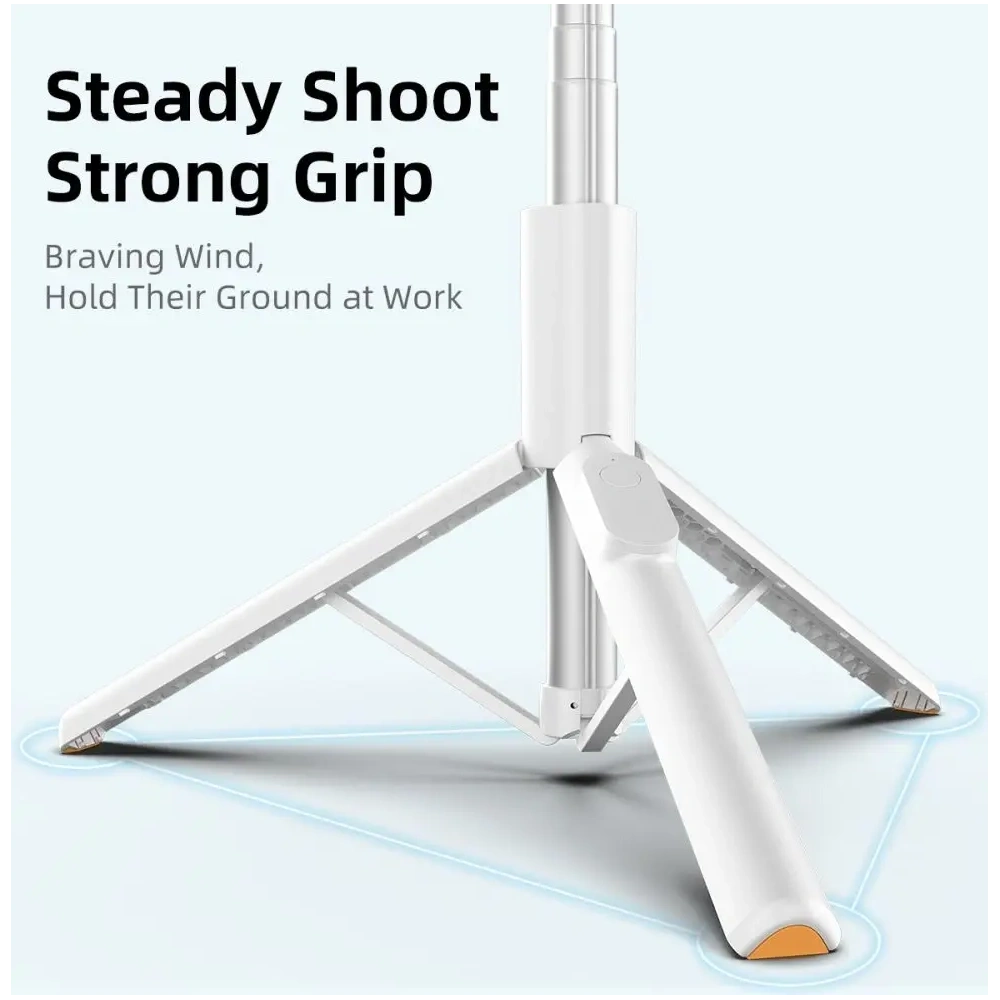 Kijek Tech-Protect L09S Bluetooth Selfie Stick Tripod White