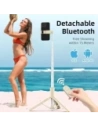 Kijek Tech-Protect L09S Bluetooth Selfie Stick Tripod Beige