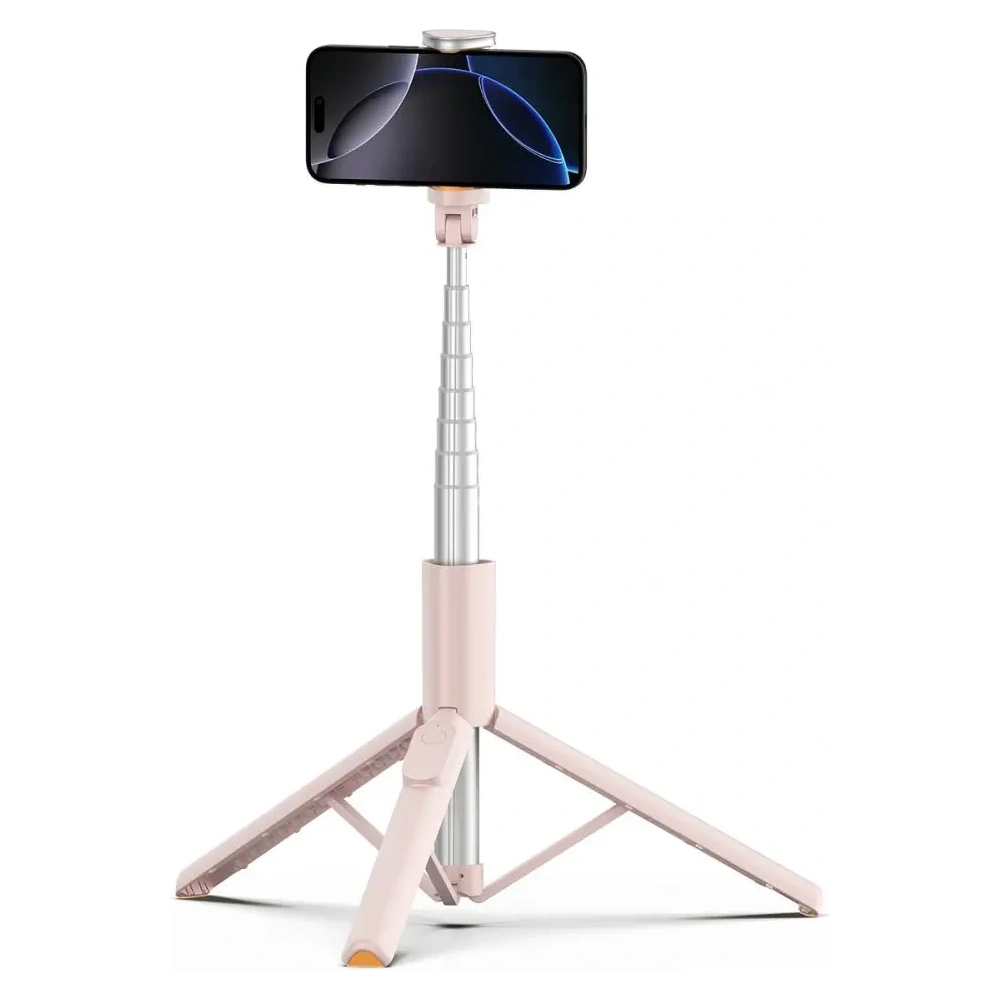 Kijek Tech-Protect L09S Bluetooth Selfie Stick Tripod Pink