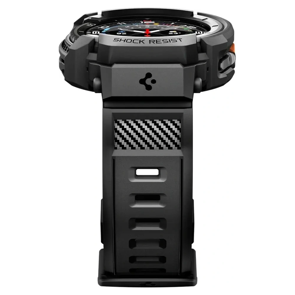 Etui Spigen Rugged Armor Pro do Samsung Galaxy Watch 8 Classic 46mm Matte Black