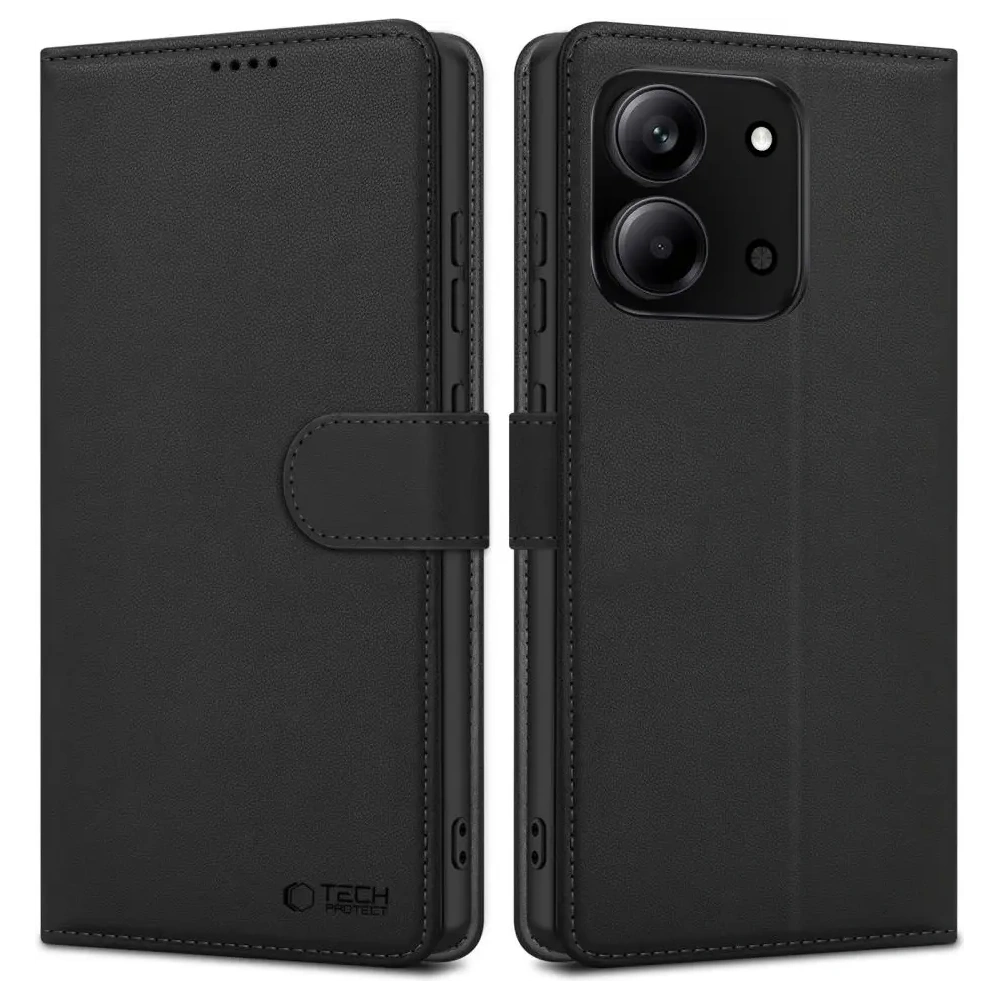 Etui z klapką Tech-Protect Wallet do Xiaomi Redmi 15c 171mm Black