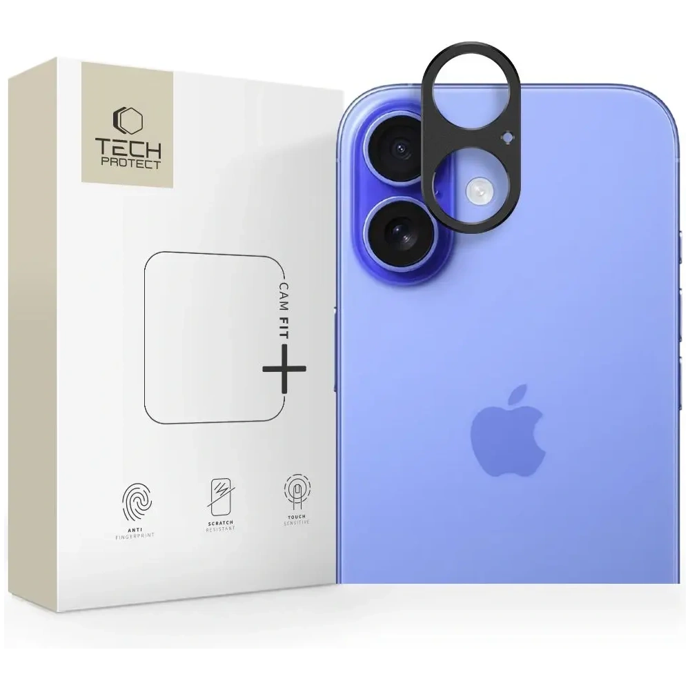 Osłona aparatu Tech-Protect Camalloy Fit+ do Apple iPhone 17 Black
