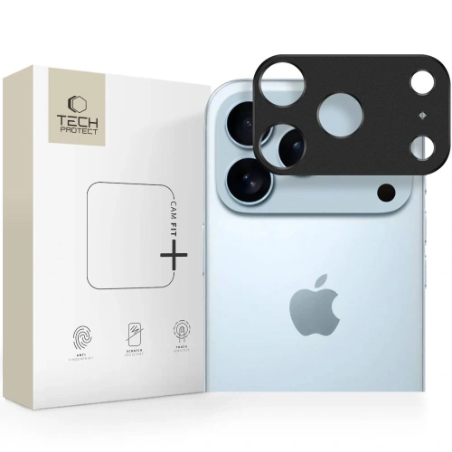 Osłona aparatu Tech-Protect Camalloy Fit+ do Apple iPhone 17 Pro Max Black