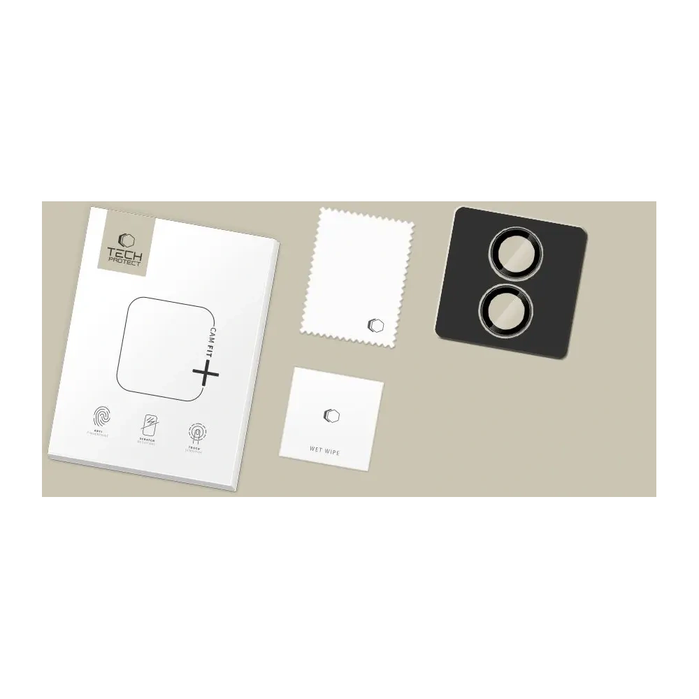 Osłona aparatu Tech-Protect Camring Fit+ do Apple iPhone 17 Black