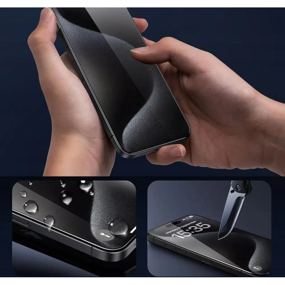 Szkło hartowane Tech-Protect Glass Fit+ do Apple iPhone 16 Pro Max / 17 Pro Max Clear [2 PACK]