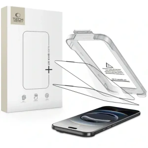 Szkło hartowane Tech-Protect Quick Set+ do Apple iPhone 17 Air Black [2 PACK]